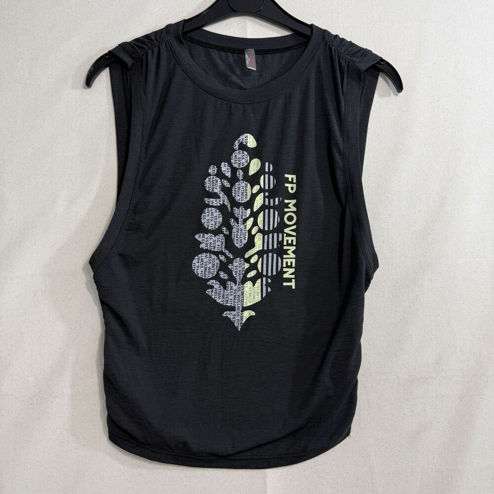 Free People Movement Tempo Sport Mode Logo Muscle Tank Size XSMALL